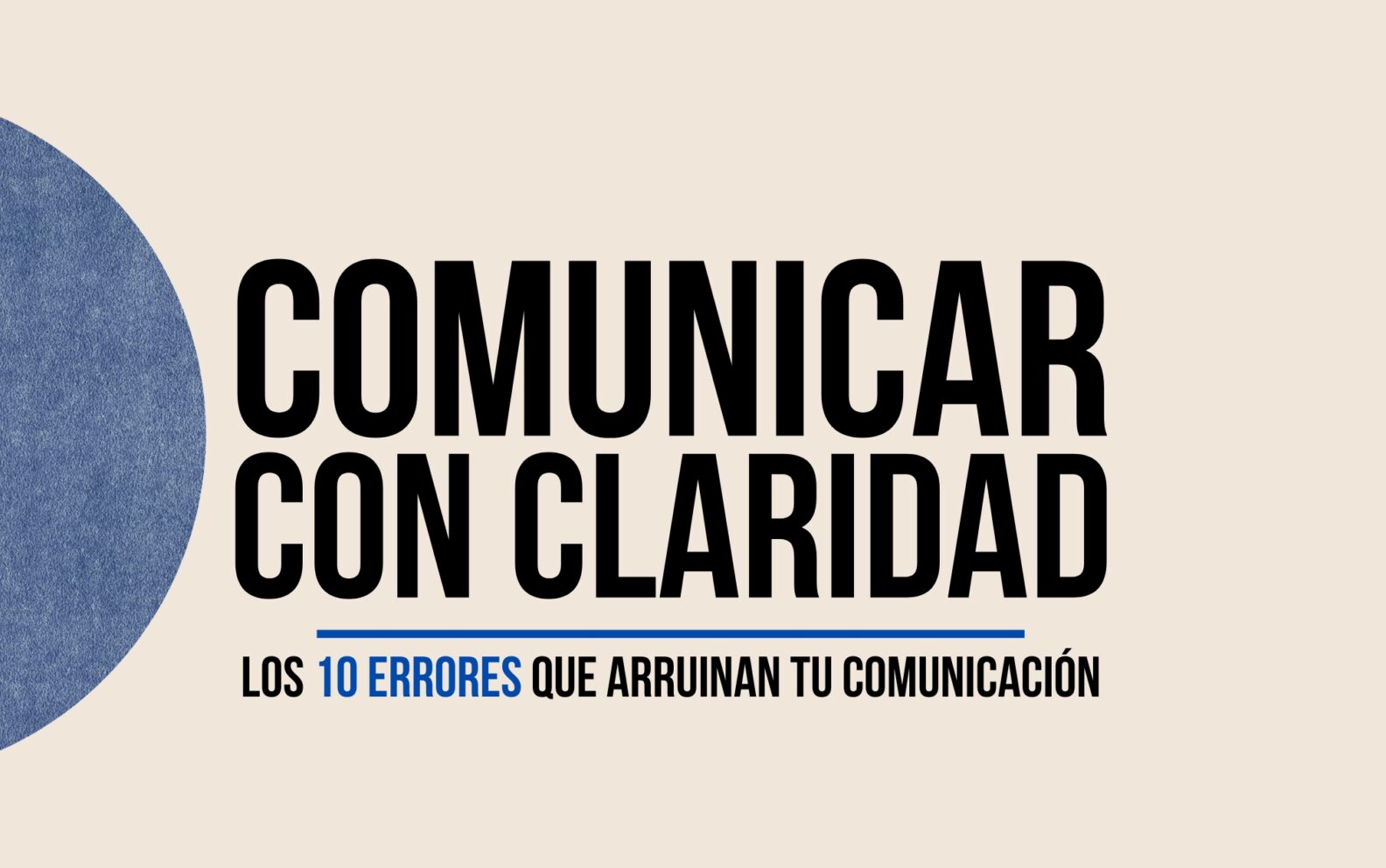 Comunicar con claridad
